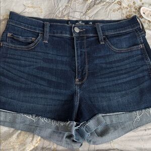 Hollister Indigo Denim Cutoff Shorts